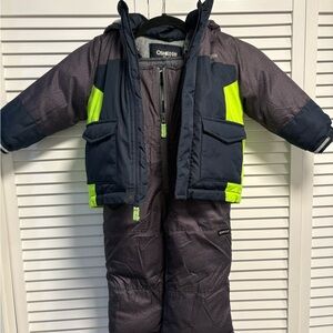 OshKosh B'gosh Kids Snowsuit with Neon Accents